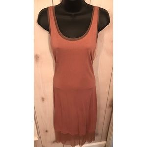 Dusty rose slip dress